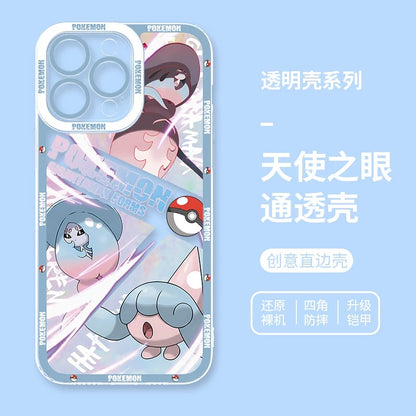 Japan Cartoon Pokemon Evolution Verison | Hatenna Hatterene - iPhone Case 6 7 8 PLUS SE2 XS XR X 11 12 13 14 15 16 16e Pro Promax 12mini 13mini