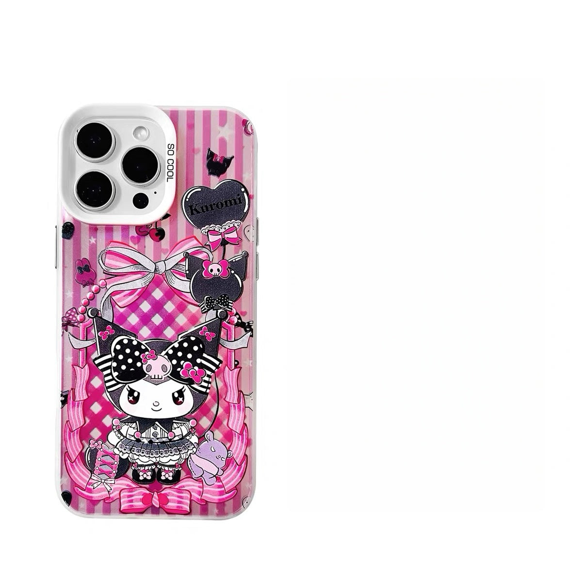 Japanese Cartoon Sanrio Circus Lolita Laser Case | My Melody Kuromi 3 Styles - iPhone Case 11 12 13 14 15 16 16e 17 17e Pro Promax