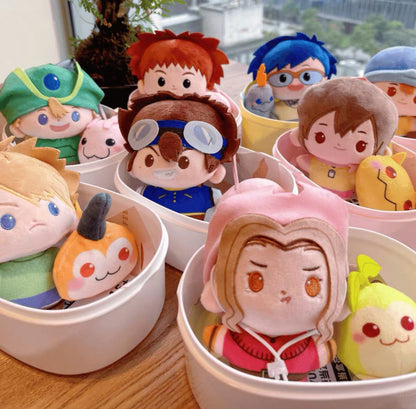 Digimon Adventure Digital Monster Yummy Box Part 1 Plush Keychain I Koromon Tunomon Pyocomon Mochimon Tanemon Pukamon Tokomon Nyaromon - Charm with Plastic Box Mystery Blind Box