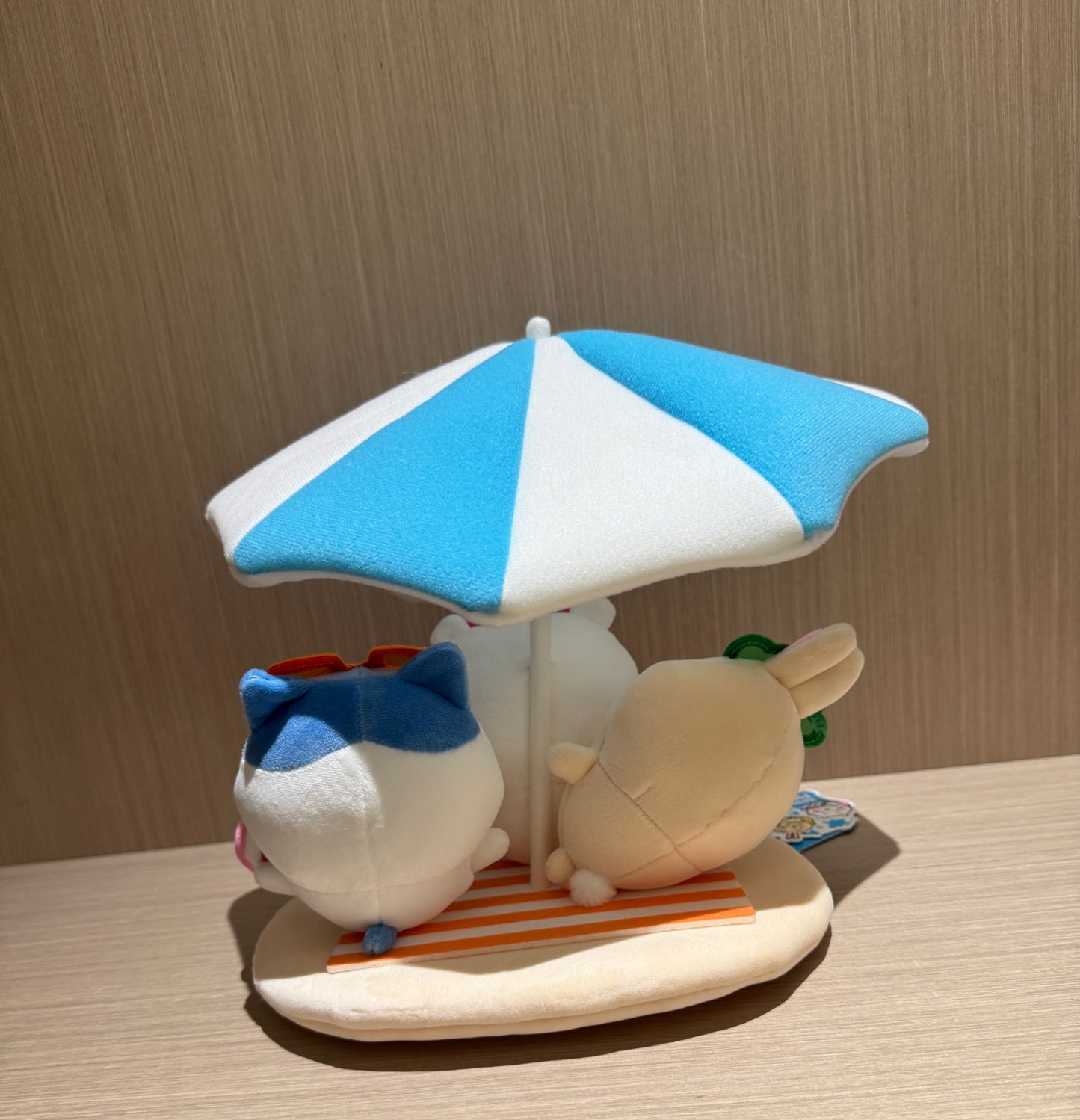 [Limited] ChiiKawa X Miniso Hot Summer Series | ChiiKawa Hachiware Usagi Under Sun Umbrella Sun Fun Plush Cute Doll - Kawaii Items Room Decoration Doll