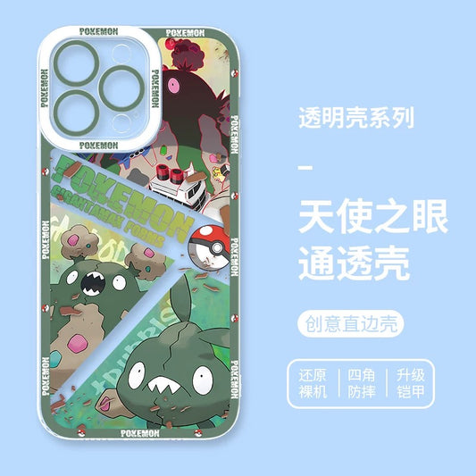 Japan Cartoon Pokemon Evolution Verison | Trubbish Garbodor - iPhone Case 6 7 8 PLUS SE2 XS XR X 11 12 13 14 15 16 16e Pro Promax 12mini 13mini