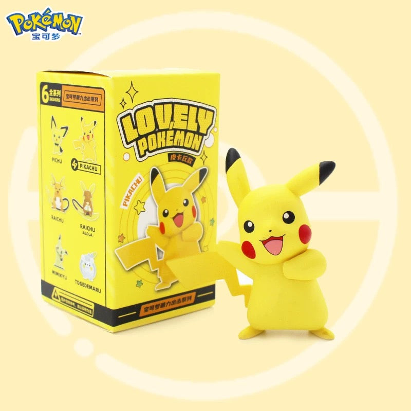 Japan Cartoon Pokemon Lovely Pokemon Series Part 1 | Pikachu Pichu Raichu Alolan Raichu Mimikyu Togedemaru - Figure Kawaii Decoration