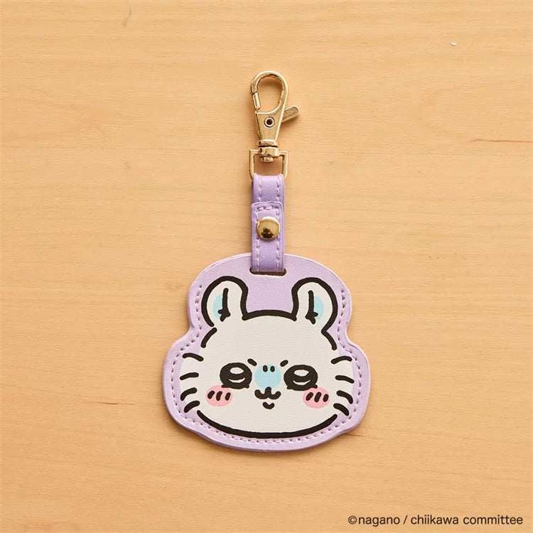 Japan ChiiKawa Leather Keychain | ChiiKawa Hachiware Usagi Momonga Key Holder - Kawaii Item Cute Accessories