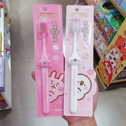 Kanahei X Miniso | Toothbrushes Usagi Piske Pink Rabbit White Chicken -  Kawaii items Room Decoration