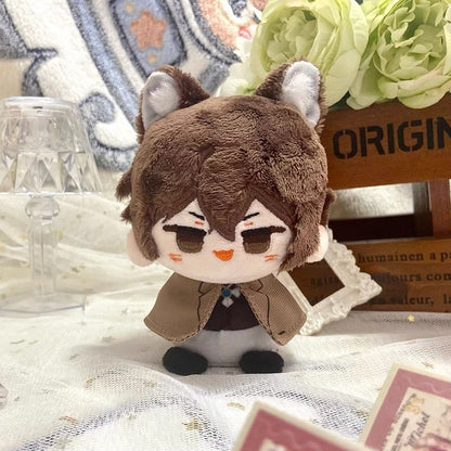 Japanese Anime Bungo Stray Dogs Sitting Keychain | Osamu Chuuya Rampo Cute Kawaii 12cm Doll - Cute Kawaii Item - KawaiiGiftLand