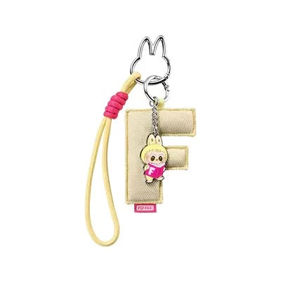 Popmart The Monster Pin For Love Series Limited Edition | Letter Pendant A-M with Pins Keychain - 10cm Kasing Lung Zimomo Labubu Toy Collection