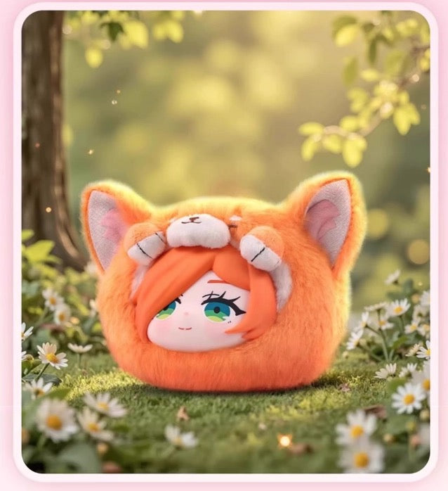 EAKI X FRIEREN Part 1 Series The Animal Party Edition | Frieren Fern Stark Himmel Flamme Aura - Vinyl Face Plush Doll Figure Keychain Collectable Toys Mystery Blind Box - KawaiiGiftLand