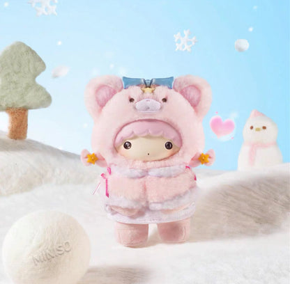 Miniso Sanrio Characters Winter Little Cape with Little Friends | Hello Kitty Little Twin Stars My Melody Kuromi Cinnamoroll Pompompurin Pochacco - Collectable Toys Mystery Blind Box