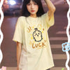 日本の漫画ちいかわカジュアルスタイルTシャツシリーズ | うさぎ運 - かわいいファッションアイテム