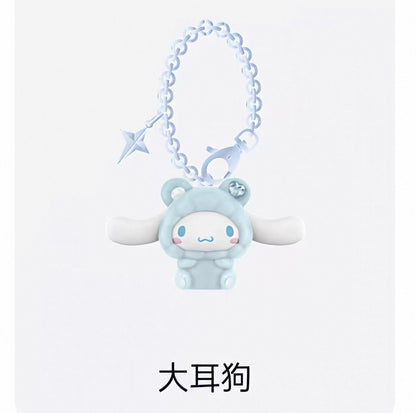 Miniso Sanrio Characters Gem Forest Animals Keychain | Hello Kitty My Melody Kuromi Cinnamoroll Pompompurin Pochacco - Collectable Toys Mystery Blind Box