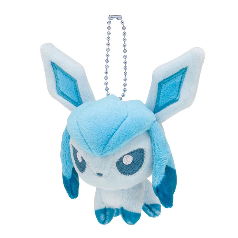 Japan Cartoon Pokemon Center Eevee Evolution Evolve Keychain | Eevee Vaporeon Jolteon Flareon Espeon Umbreon Leafeon Glaceon Sylveon - Mascot Mini Plush Doll