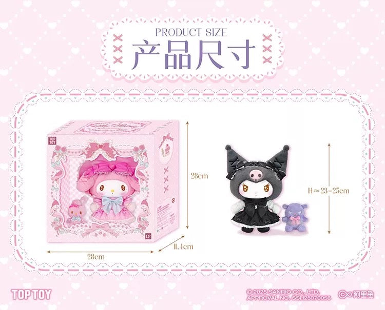 Top Toy Sanrio Sweet Fairy Tale | My Melody Kuromi Sweet Lolita Gothic Style - Plush Vinyl Collectable Toys