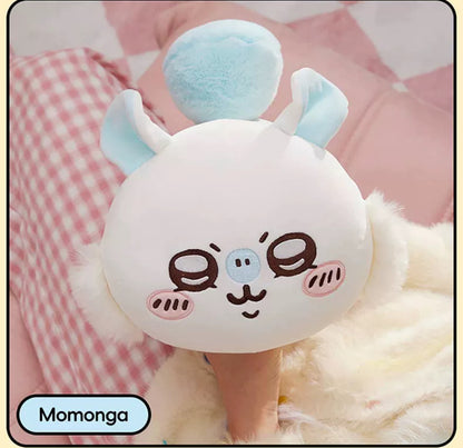 ChiiKawa X Miniso | ChiiKawa Hachiware Usagi Momonga Lying Down - 25cm Plush Doll Kawaii items Room Decoration doll