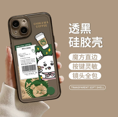 Japanese Cartoon ChiiKawa Coffee Shop | Chiikawa Chef - iPhone Case XS 11 12 13 14 15 16 Pro Promax mini