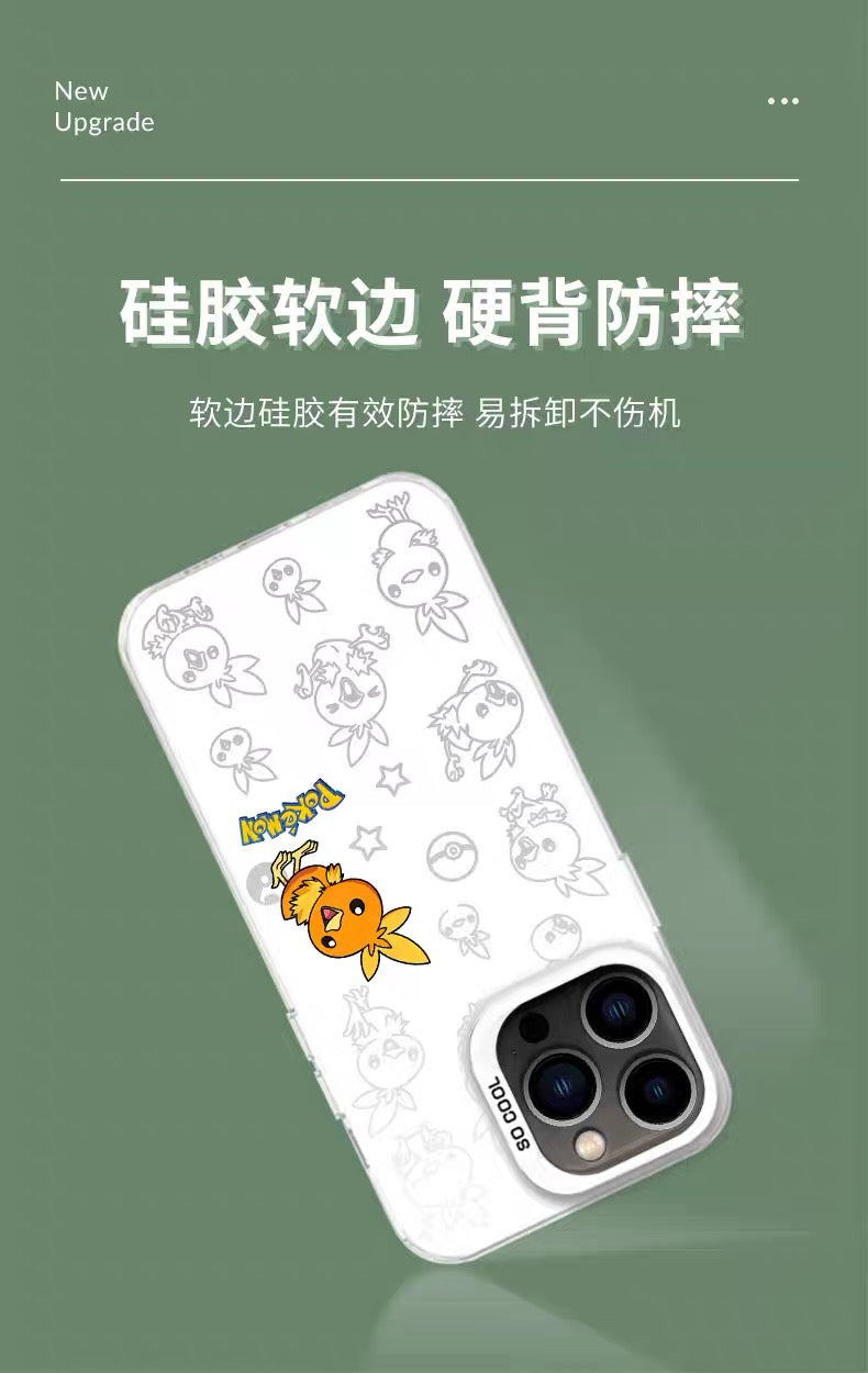 Japanese Cartoon Pokemon Matt & Silver Case Eevee Evolution | Eevee Vaporeon Espeon Umbreon Leafeon Glaceon Sylveon 7 Styles - Phone Case Samsung Galaxy S26 S25 S24 S23 S22 S21 FE Ultra Edge