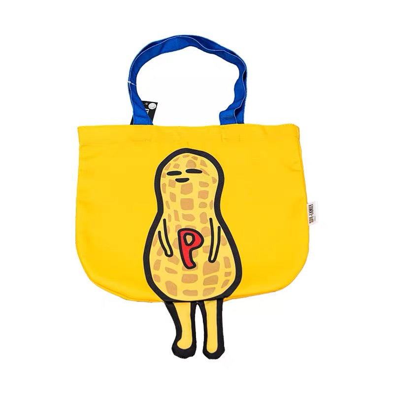 SPY Family Tote Bag | Peanut Yellow Tote Bag - Plush Collectable Toys Accessories - KawaiiGiftLand