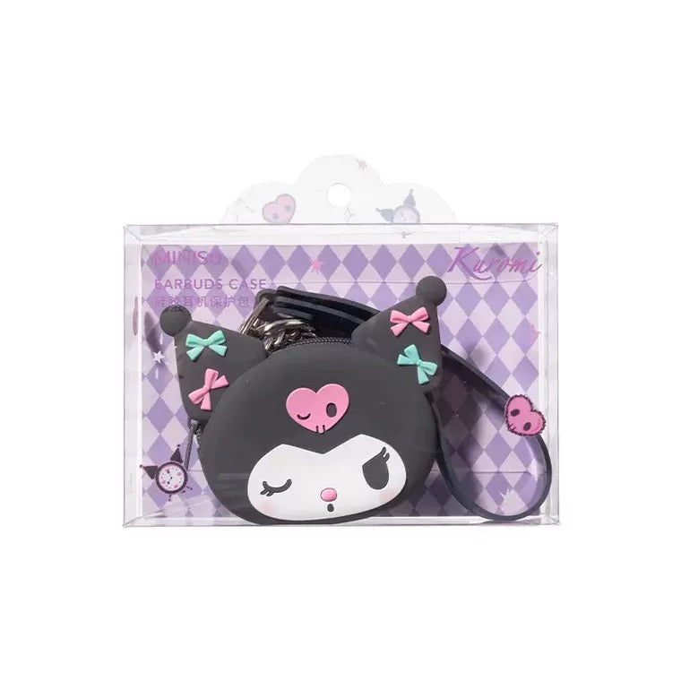 Japan Sanrio Silicone Mini Purse Bag Keychain Lolita Series | My Melody Kuromi Cinnamoroll - Coin Bag Keychain Can put in Airpods EarPhone
