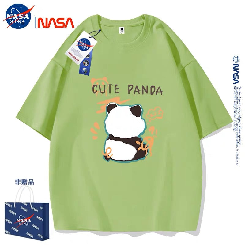 Cute Animals Panda Style T-Shirt Series | Back of Cute Panda Part2 - Kawaii Fashion Items for Child & Adult