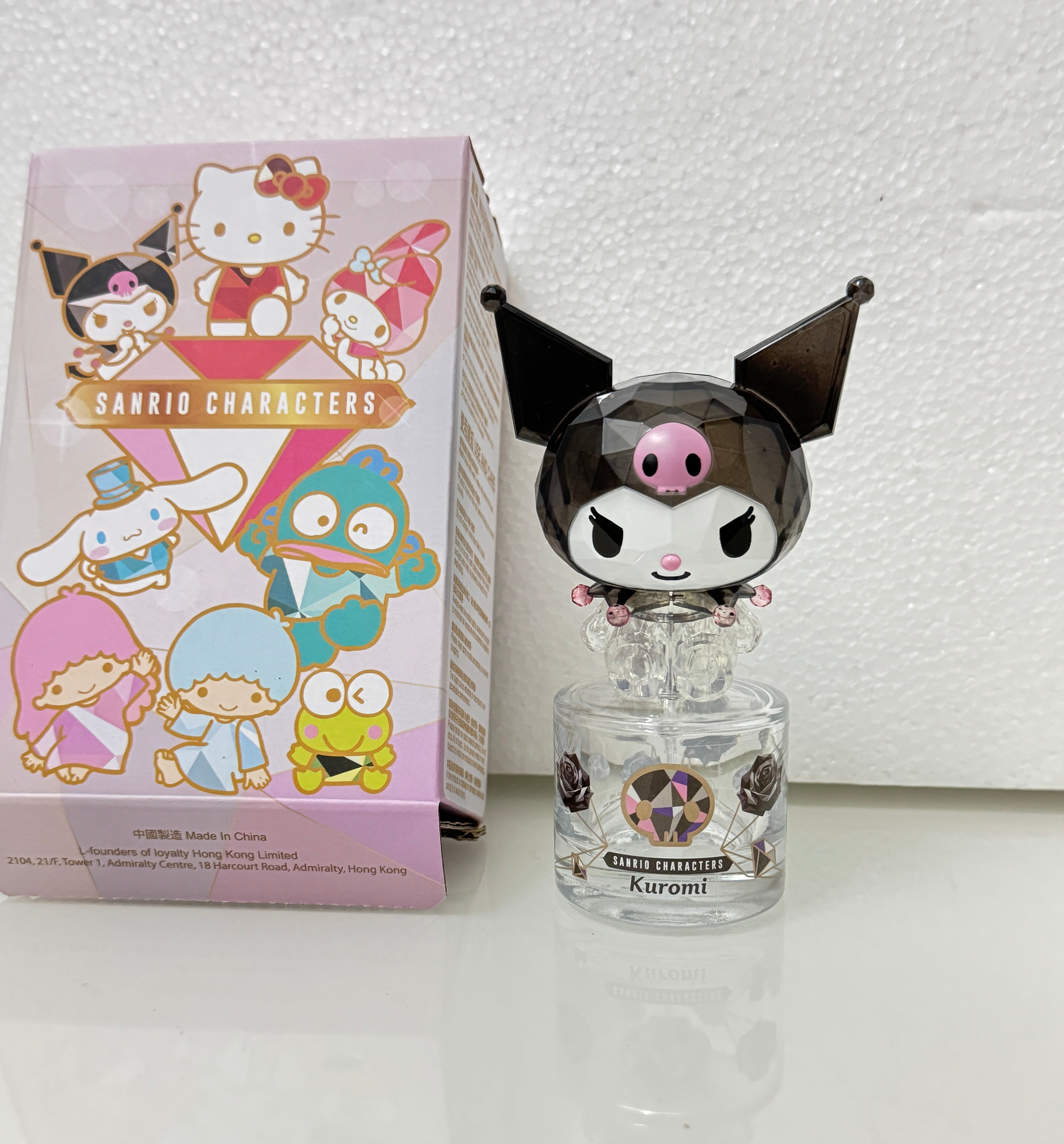 Sanrio Characters Crystal Style Perfume Bottle | Kuromi