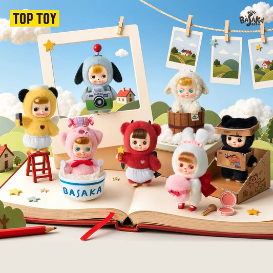 Top Toy X Basaka Part 1 Series Plush Pendant | Doing what you love makes you happy - Vinyl Face Plush Doll Figure Keychain Collectable Toys Mystery Blind Box