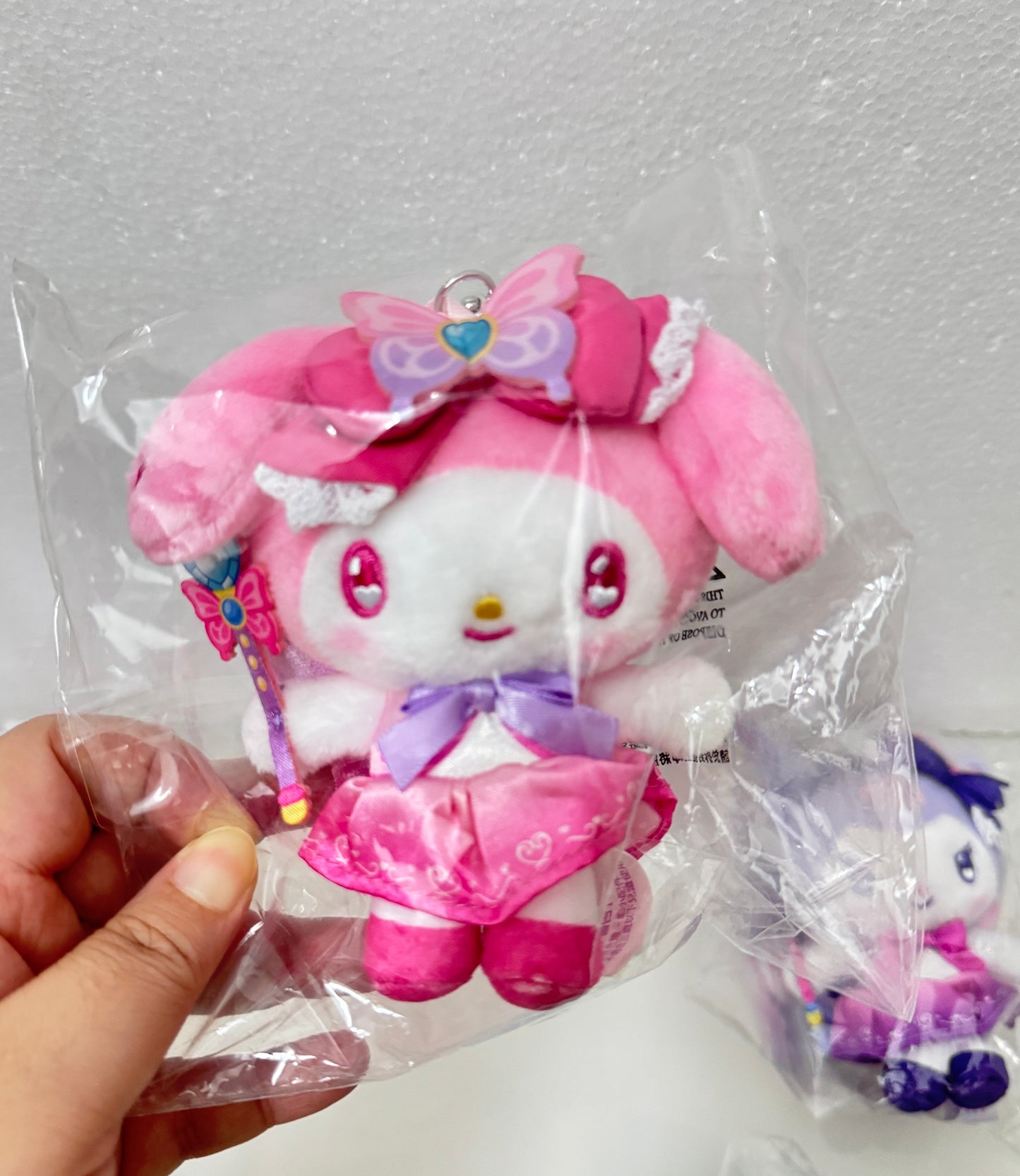 Sanrio Characters Magical Girl Style Keychain | Hello Kitty My Melody Kuromi Cinnamoroll Hangyodon - Convenience Store Limited Collectable Toys