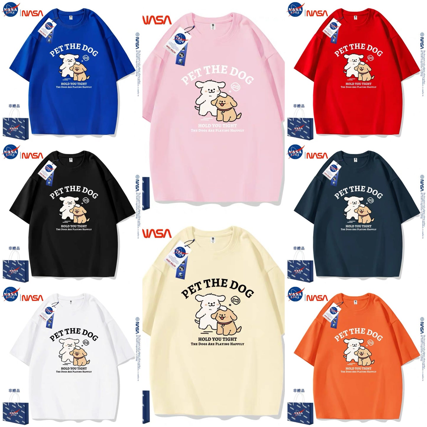Cute Cartoon Doggie Maltese Puppy Style T-Shirt Series | Pet The Dog Part1 - Kawaii Fashion Items for Child & Adult Matching outfits for Parents and Children