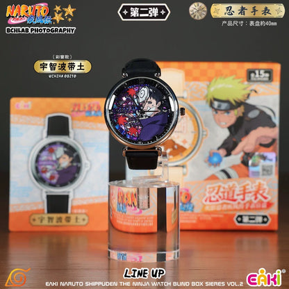 Eaki X Naruto Ninja Part 2 Watch Accessories Series | Naruto Shippuuden Naruto Sasuke Sakura Kakashi Gaara Neji Hinata Itachi Uchiha Madara Obito - Watch Collectable Toys Mystery Blind Box