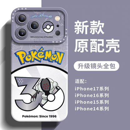 Japanese Cartoon Pokemon Silicone Case Pokemon 30 Anniversary Version Part15 | Groudon Rayquaza Kyogre Registeel Regirock Regice Latias Latios - Phone Case Samsung Galaxy S26 S25 S24 S23 FE Ultra Edge