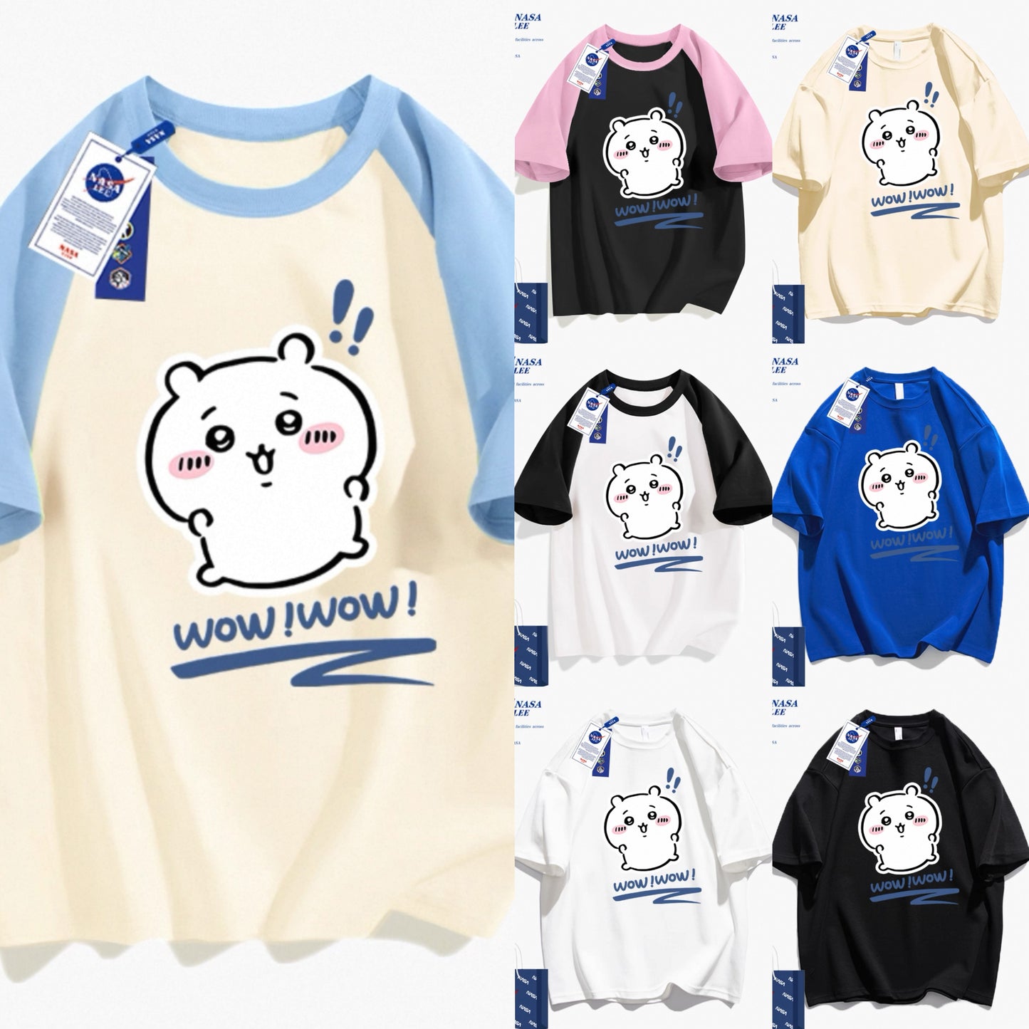 Japanese Cartoon ChiiKawa Casual Style T-Shirt Series | Wow Chiikawa - Kawaii Fashion Items