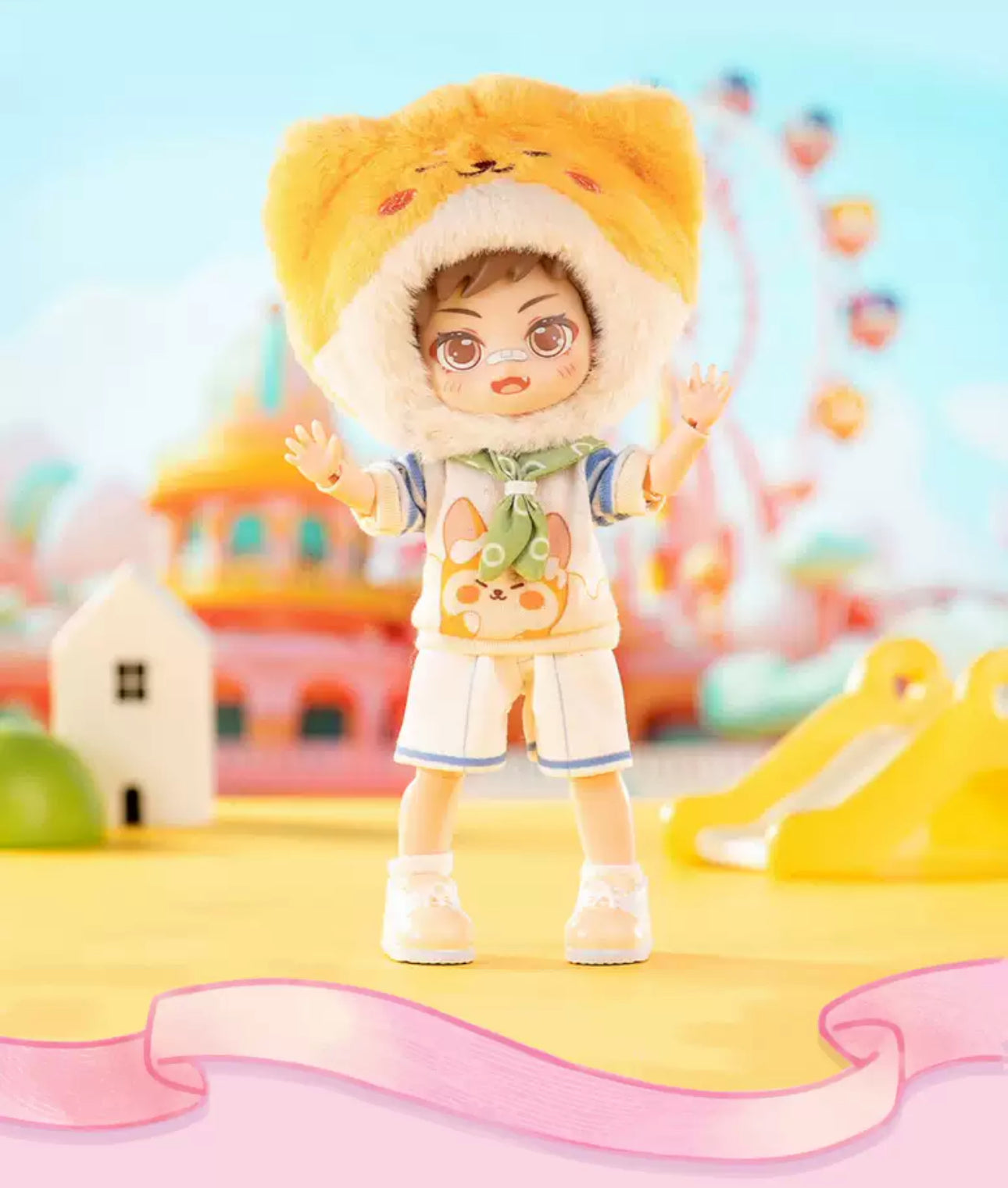 [Pre-Order] Simon Toys Peetsoon | Amusement Park Animals Ver Students - 1/12 ob11 11cm BJD Doll Ball Joint Doll Collectible Toys Cute Boy Mystery Blind Box