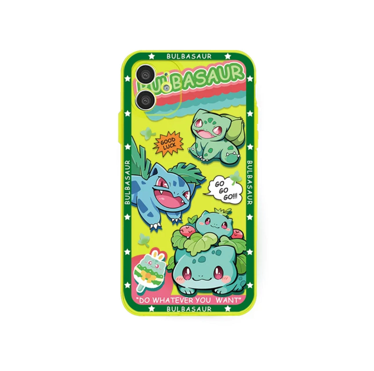 Japanese Cartoon Pokemon | Fluorescent Clear Case Evolution Gengar Jigglypuff Pikachu Squirtle Bulbasaur Charmander - iPhone Case 11 12 13 14 Pro Promax