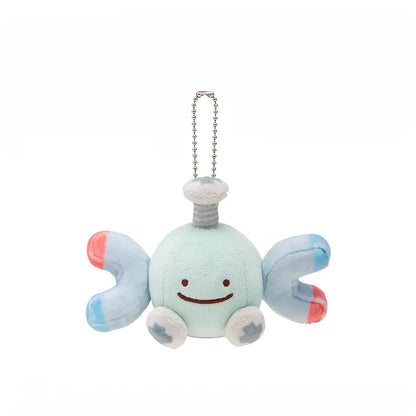 Japan Cartoon Pokemon Center Ditto Crossover Part 5 | Exeggutor Shaymin Magnemite Pichu Raichu Jirachi Wobbuffet Whimsicott Gloom Alolan Vulpix - Mascot Mini Plush Doll