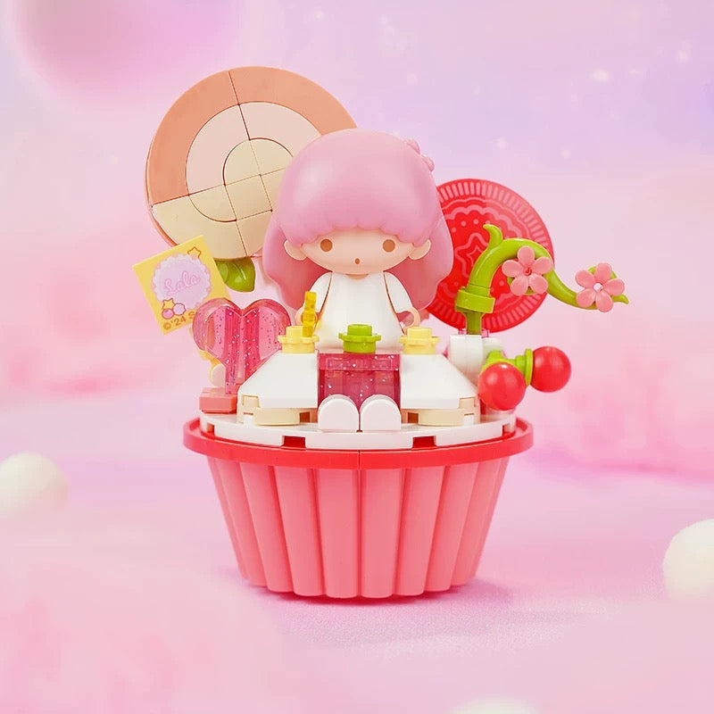 Sanrio Little Twin Stars Kiki Lala Dessert Peach & Lemon Cake