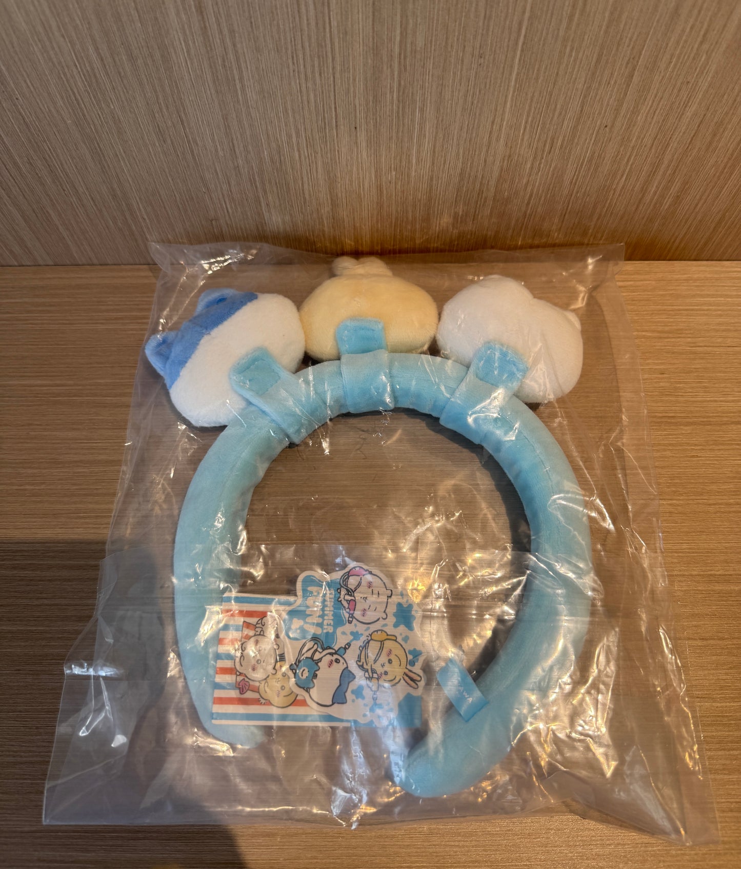 [Limited] ChiiKawa X Miniso Hot Summer Series | ChiiKawa Hachiware Usagi Cute Plush Doll Icon Headband - Kawaii Items Room Decoration