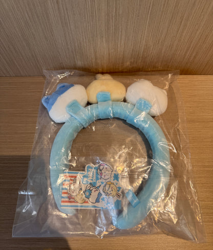[Limited] ChiiKawa X Miniso Hot Summer Series | ChiiKawa Hachiware Usagi Cute Plush Doll Icon Headband - Kawaii Items Room Decoration