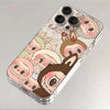 Cute Cartoon Monster Zimomo | Many Monster Screen - iPhone Case XR XS X 11 12 13 14 15 16 Pro Plus Promax