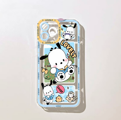 Japanese Cartoon PC Lovely iPhone Case 6 7 8 PLUS SE2 XS XR X 11 12 13 14 15 Pro Promax 12mini 13mini