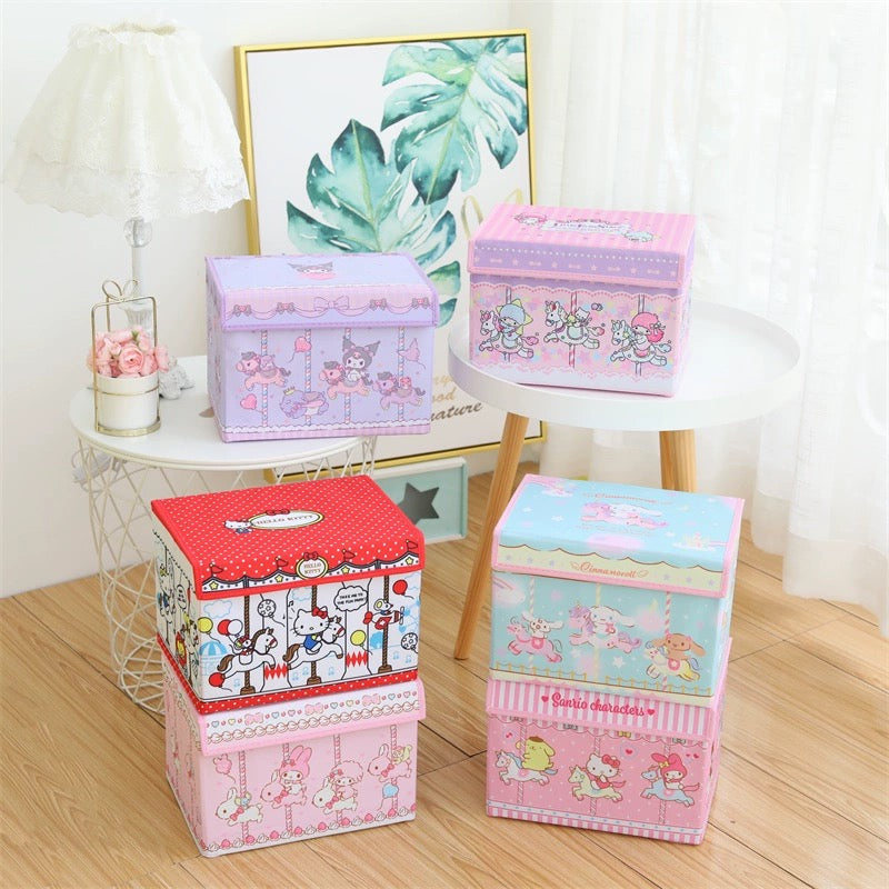 Sanrio high quality Little Twin Stars foldable Storage box