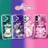 Japanese Cartoon Sanrio Magic Group Laser Case |  My Melody Kuromi Pochacco Wish Me Mell 4 Styles - iPhone Case 11 12 13 14 15 16 16e 17 17e Pro Promax