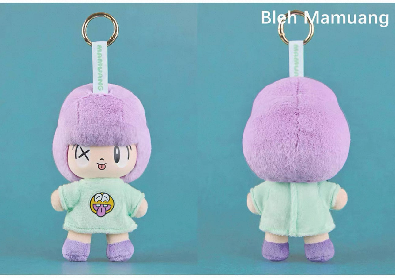 Mamuang Plush Charm | Plush Vinly Vintage Cute Girl - Collectable Toys Mystery Blind Box