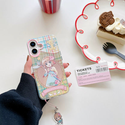 CardCaptorSakura Comic Laser Case | Sakura Cosplay 4 Styles - Phone Case Samsung Galaxy S26 S25 S24 S23 S22 S21 FE Ultra Edge