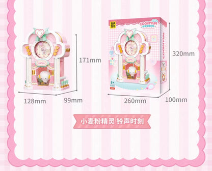 Top Toy x Sanrio Pastel Dream Home | Cogimyum Clock - Building Blocks Toy Collections