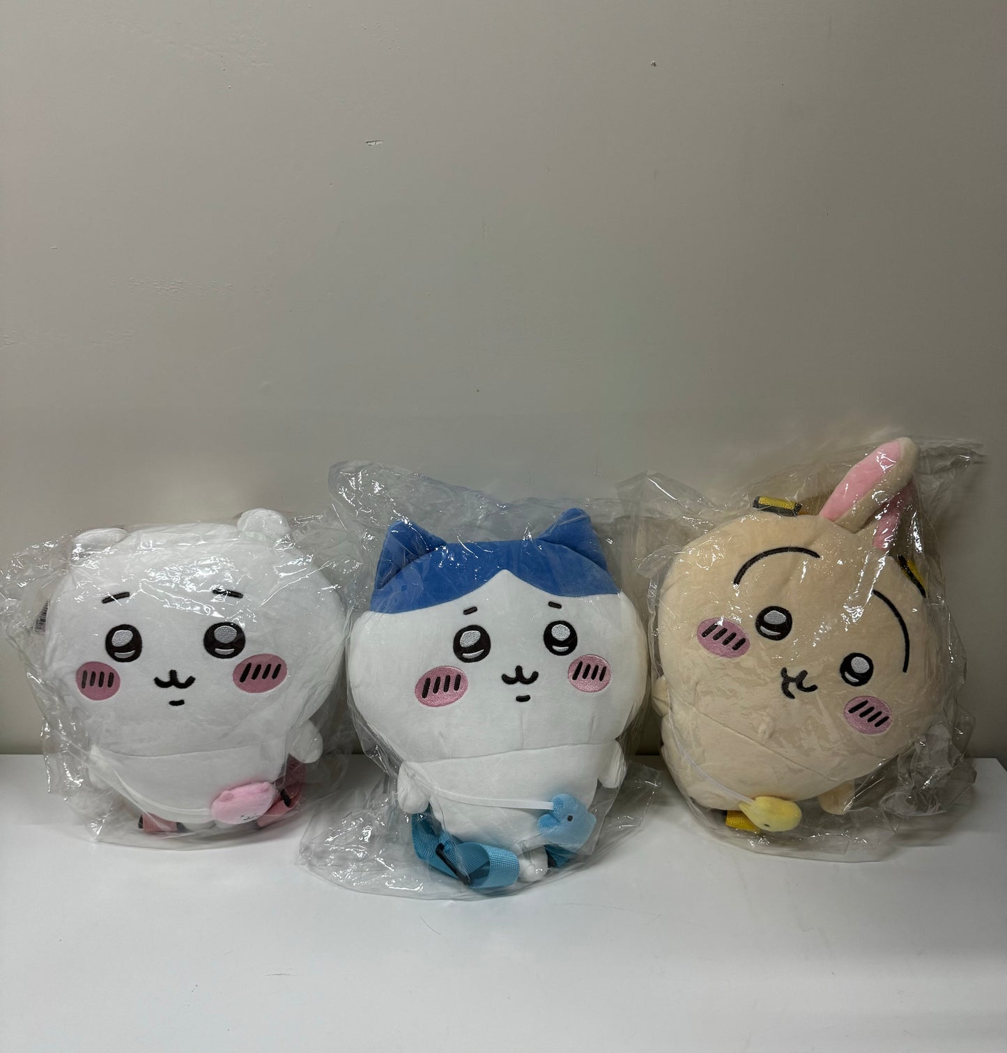 ChiiKawa X Miniso | ChiiKawa Hachiware Usagi Outing Plush Doll Backpack - Kawaii items Room Decoration doll