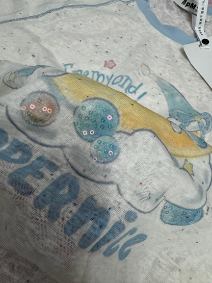 Korean Fashion Cute Cartoon Style T-Shirt Series | Bling Bling Embroidery Sweet Dream My Melody Cinnamoroll - Kawaii Fashion Items