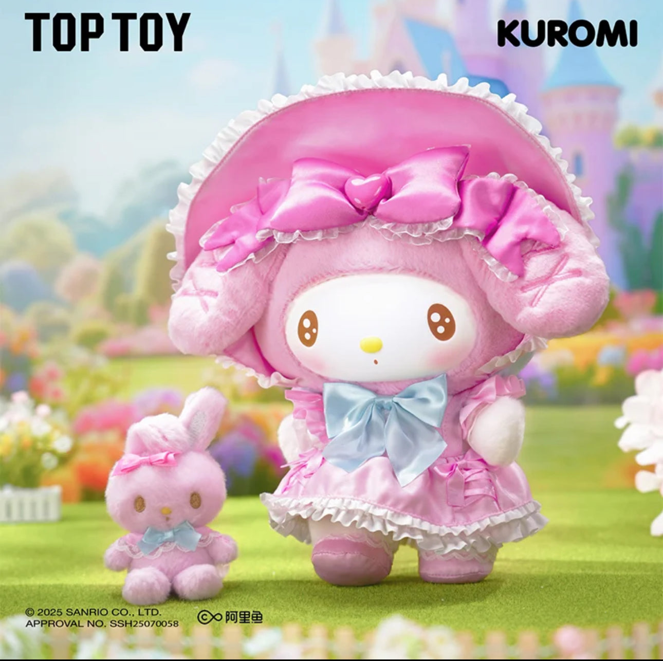 Top Toy Sanrio Sweet Fairy Tale | My Melody Kuromi Sweet Lolita Gothic Style - Plush Vinyl Collectable Toys
