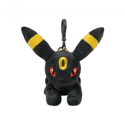 Japan Cartoon Pokemon Eevee Evolution Series Laying Plush Keychain | Eevee Vaporeon Jolteon Flareon Espeon Umbreon Leafeon Glaceon Sylveon - Evolve Anime Collectable Kawaii Item