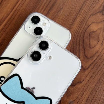 Japanese Cartoon Chiikawa | ChiiKawa Hachiware Usagi Happy Soft Clear Case - iPhone Case 11 12 13 14 15 16 17 ProMax Pro Plus