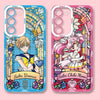 日本製漫画セーラームーンスマホケース ガラス窓スタイル | セーラーちびムーン うさぎ ウラヌス - Samsung Galaxy S26 S25 S24 S23 S22 S21 FE Ultra Edge 用スマホケース