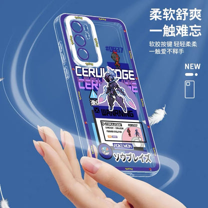 Japan Cartoon Pokemon Game Pixel Version | Miraidon Koraidon - Phone Case Samsung Galaxy S26 S25 S24 S23 S22 S21 FE Ultra Edge