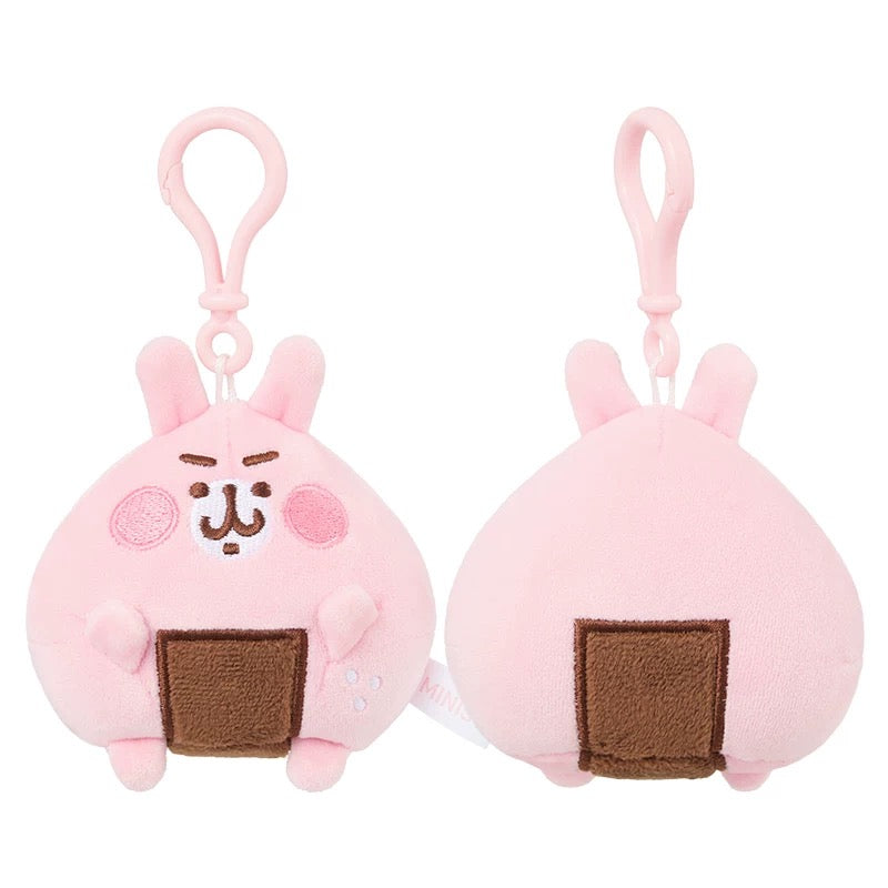 Kanahei X Miniso | Rice Ball version Usagi Piske Pink Rabbit White Chicken - 7.5cm Plush Doll Kawaii items Room Decoration Doll